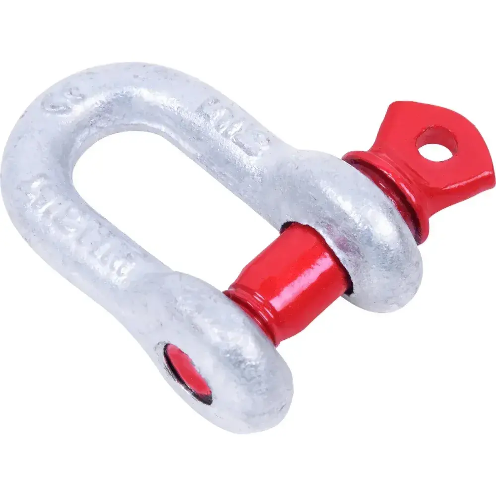 Manilha reta galvanizada a fogo 5/16 x 3/8 worker Acerosid — fotografia 6