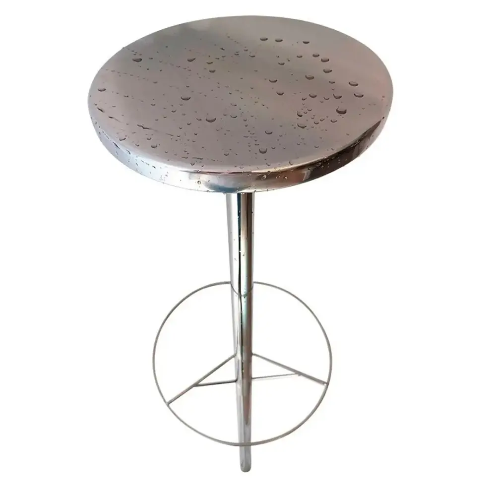 Banco Inox para Piscina Bar Molhado 25 CM x 140 CM EVALD — fotografia 4