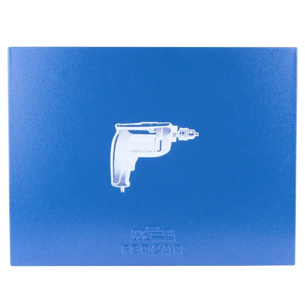 Caixa de metal para furadeira 40X29X10CM MT04 Fercar — fotografia 9