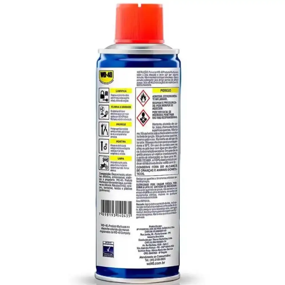 Desengripante spray industrial 300 ML com 6 unidades Wd-40 — fotografia 3