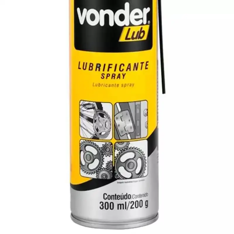 Desengripante lubrificante spray 300 ML 200 GR kit com 10 unidades Vonder — fotografia 4