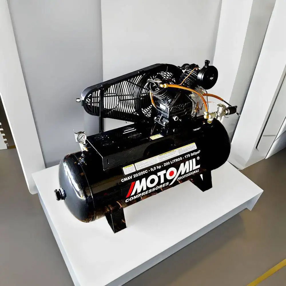 Compressor ar sem motor cmav gasolina 20 pés 200L MotoMil — fotografia 5
