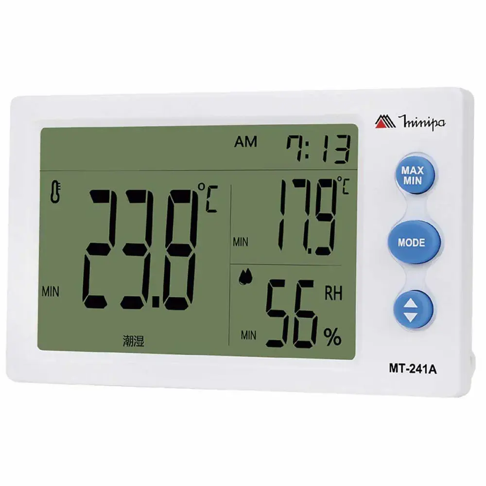 Termo higrometro digital MT241A Minipa — fotografia de referência