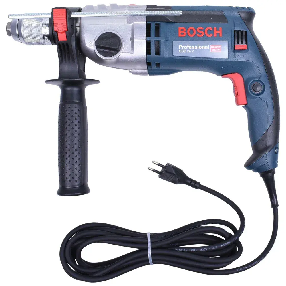 Furadeira de impacto gsb 24-2 1100W 220V Bosch — fotografia 2