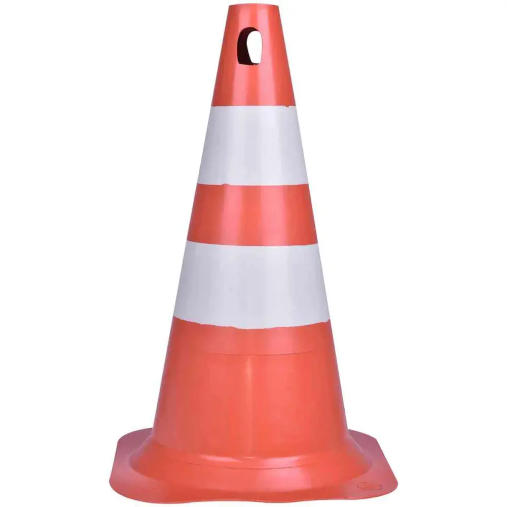 Cone de sinalização refletivo 75CM laranja Plastcor