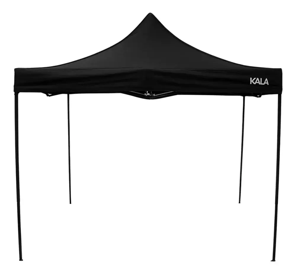 Gazebo dobravel pagoda 3X3M preto Kala — fotografia de referência