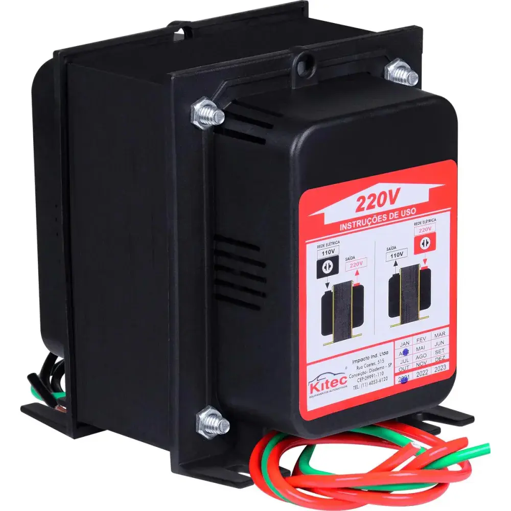 Autotransformador tripolar 4.000VA 2800W bivolt Kitec — fotografia 6