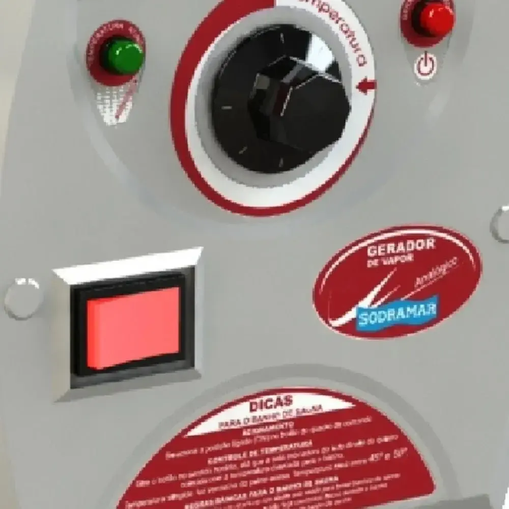 Comando Analogico para Sauna 12 kw / 15 kw / 18 kw Steam Inox SODRAMAR — fotografia 5