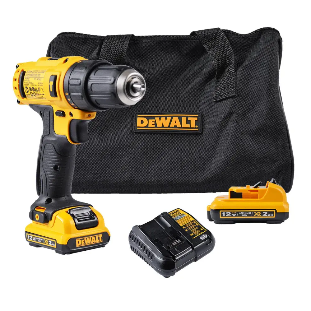 Parafusadeira furadeira impacto bateria 3/8” 12V bivolt Dewalt