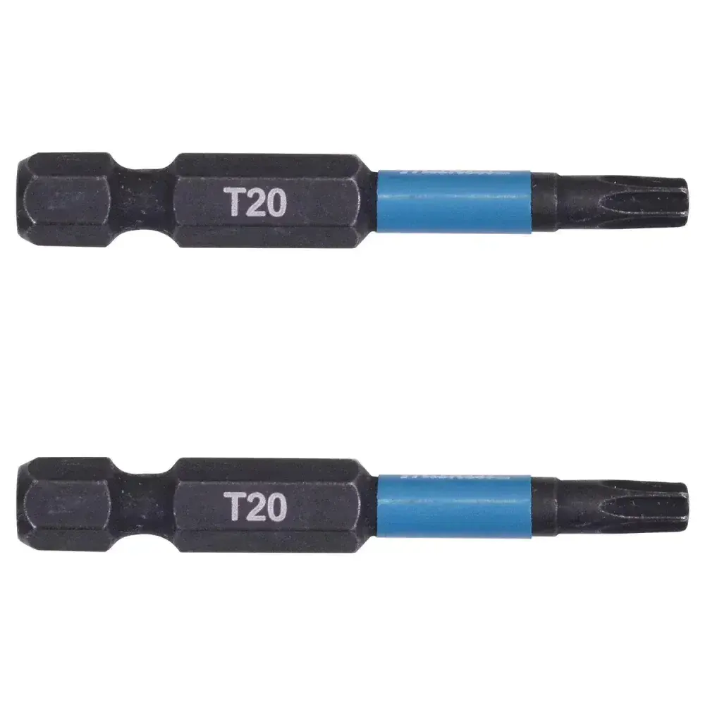 Ponta bits hexalobular T20-50MM impacto B-63781 Makita 2 pçs — fotografia 6
