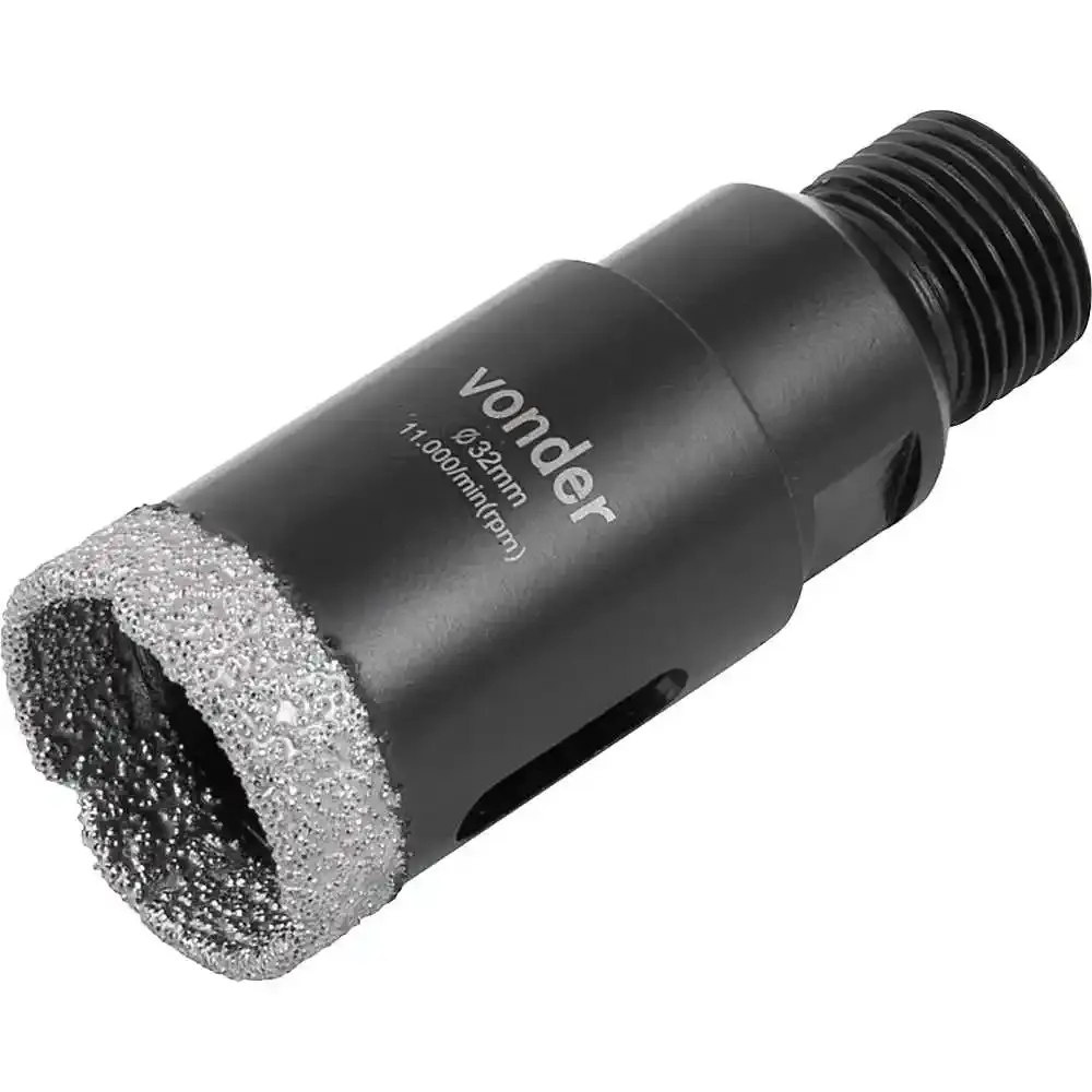 Serra copo diamantada 32MM para esmerilhadeira Vonder — fotografia de referência