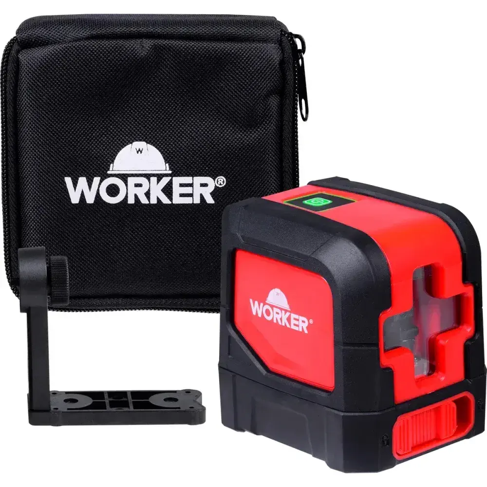 Nível a laser auto nivelamento verde 20M 1MW 3V Worker — fotografia 8