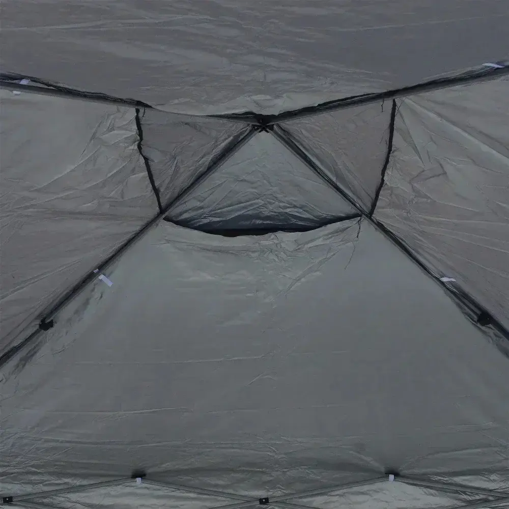 Tenda gazebo dobrável em poliéster azul 300X300CM Kala — fotografia 10