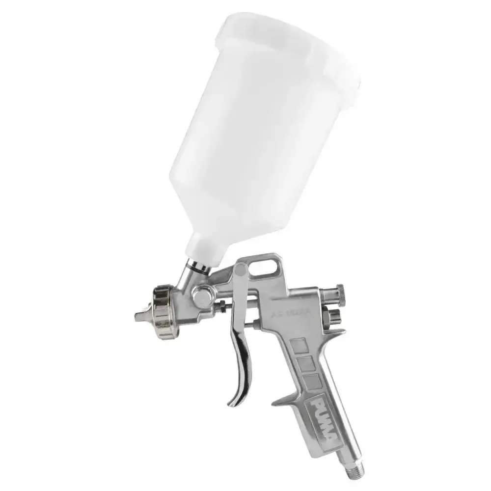 Pistola de pintura de gravidade 1/4 1,5MM 600ML -162AA Puma — fotografia 6