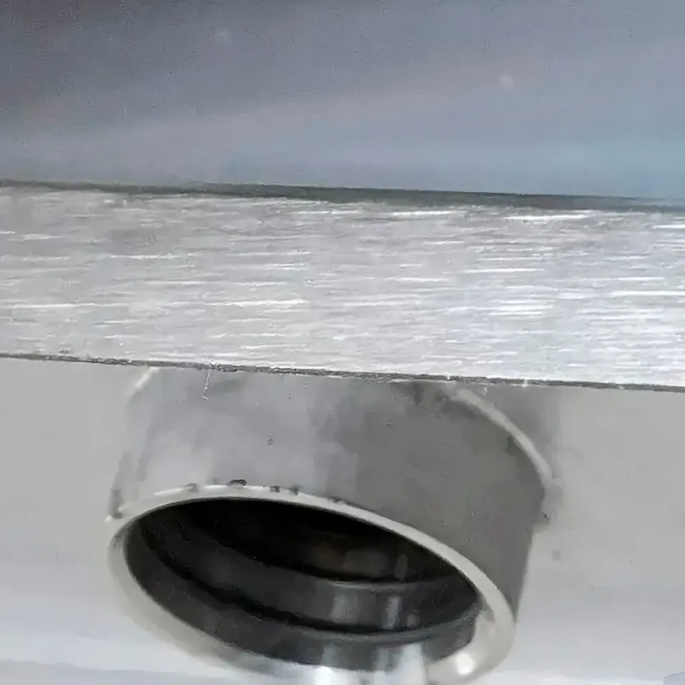 Cascata para piscina em inox canyon pratic JR 019298 Sodramar — fotografia 5