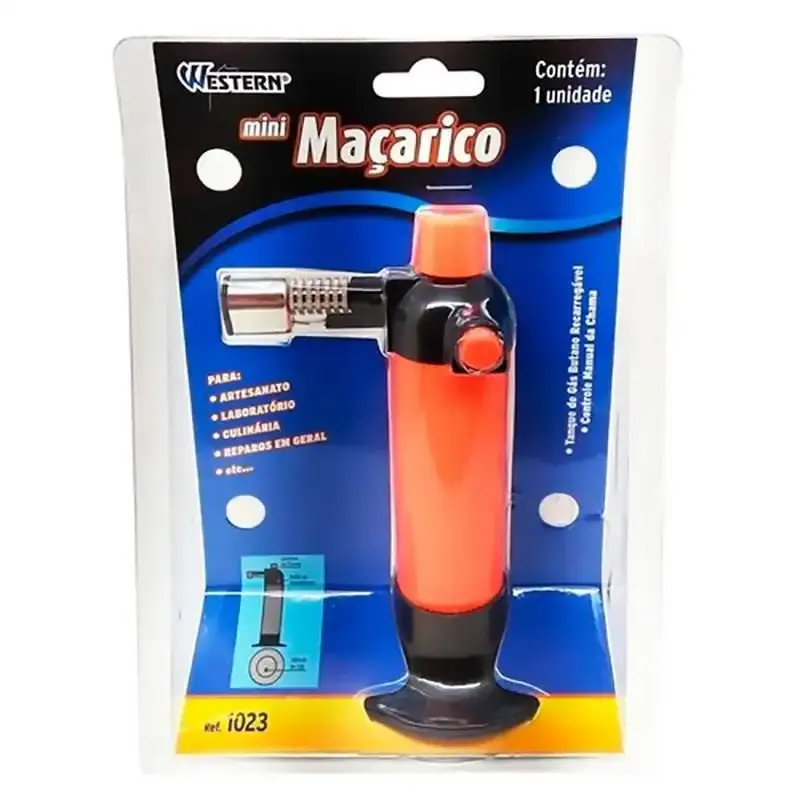 Maçarico para solda recarregável à gás butano 1023 Western — fotografia 3
