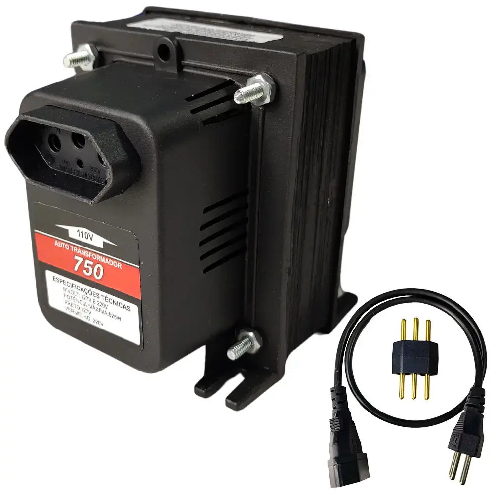 Transformador de voltagem 525W bivolt EVAT750 Evald — fotografia de referência