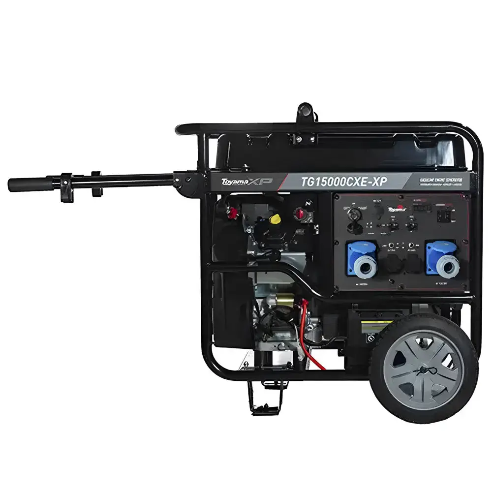Gerador gasolina 13.5KVA elétrico AVR mono TG15000CXE-XP Toyama Bivolt — fotografia 3