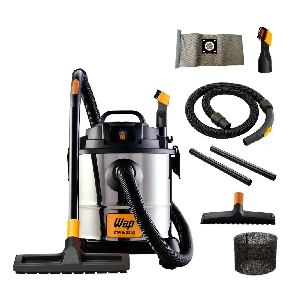 Aspirador de pó e água gtw inox 20L 1600W Wap — fotografia 5
