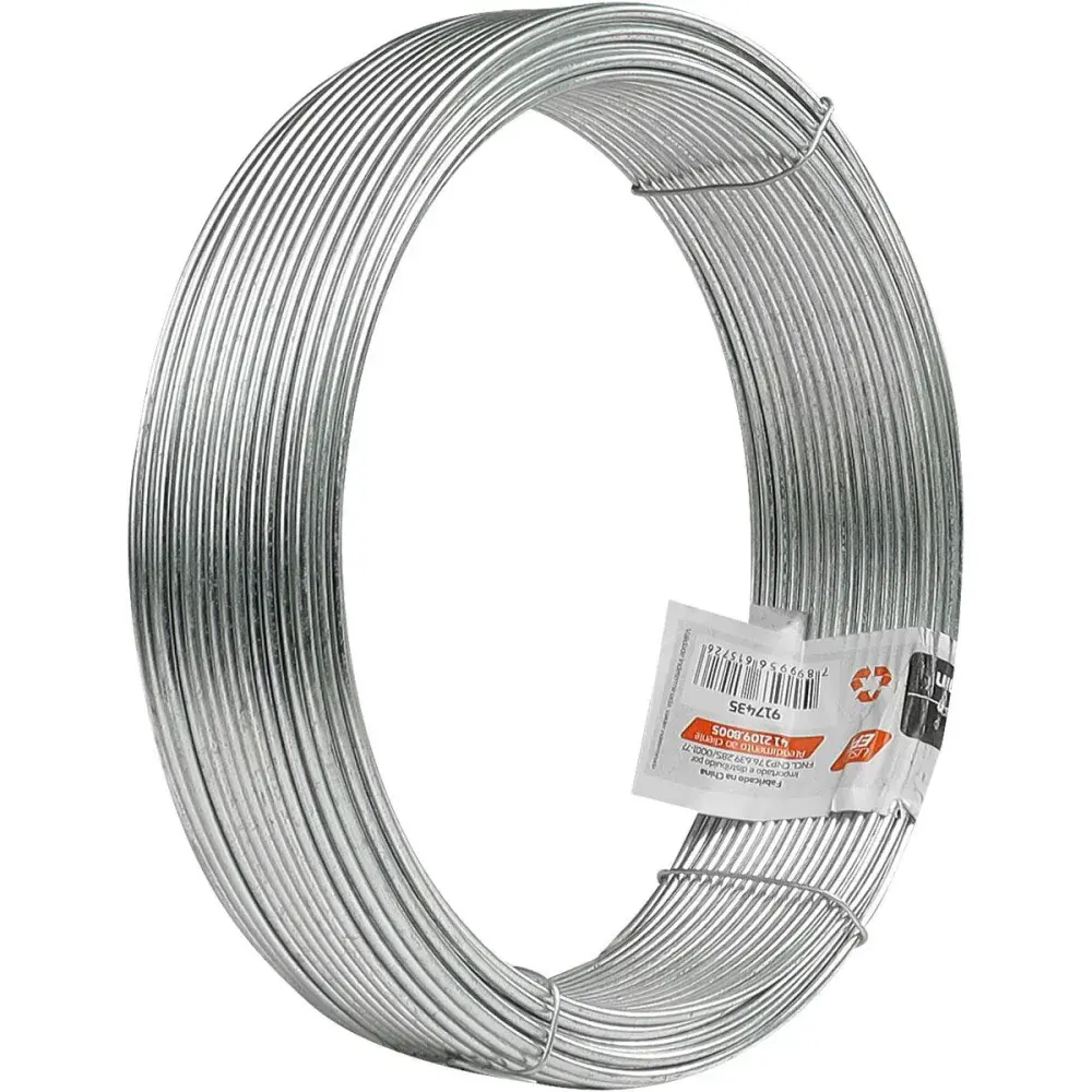 Arame liso bwg 14 2,11MM galvanizado Acerosid — fotografia de referência