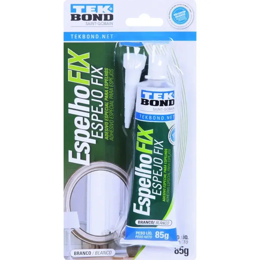 Adesivo fixa espelho blister 85G Tekbond — fotografia 6
