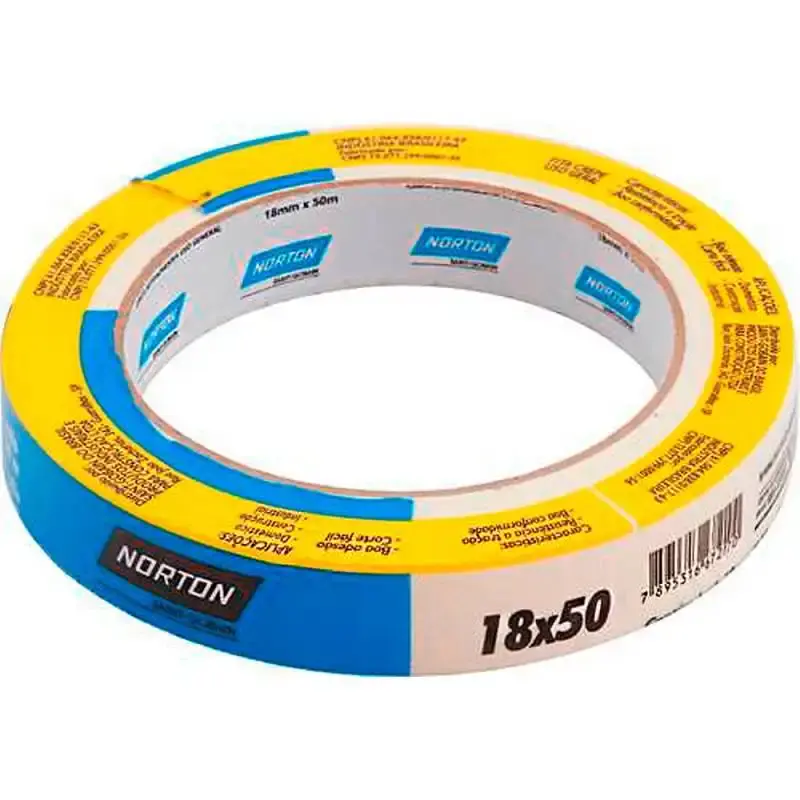 Fita Crepe 18MM x 50M Kit Com 10 Unidades 5539544867 NORTON — fotografia 3