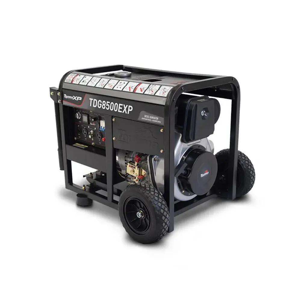 Gerador a diesel Toyama 6500W TDG8500EXP - bivolt com avr — fotografia de referência