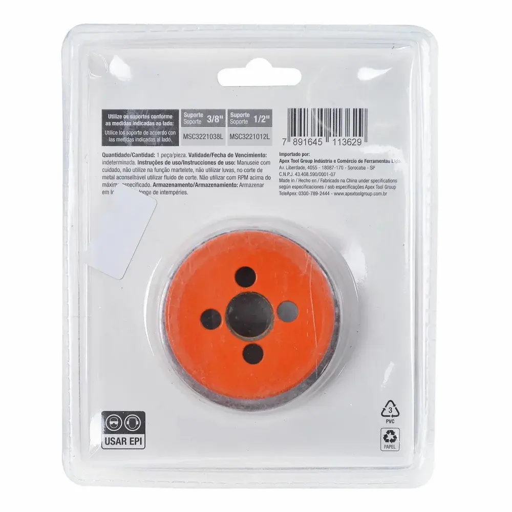 Serra copo 57MM 2.1/4 SC57BL Lufkin — fotografia 10