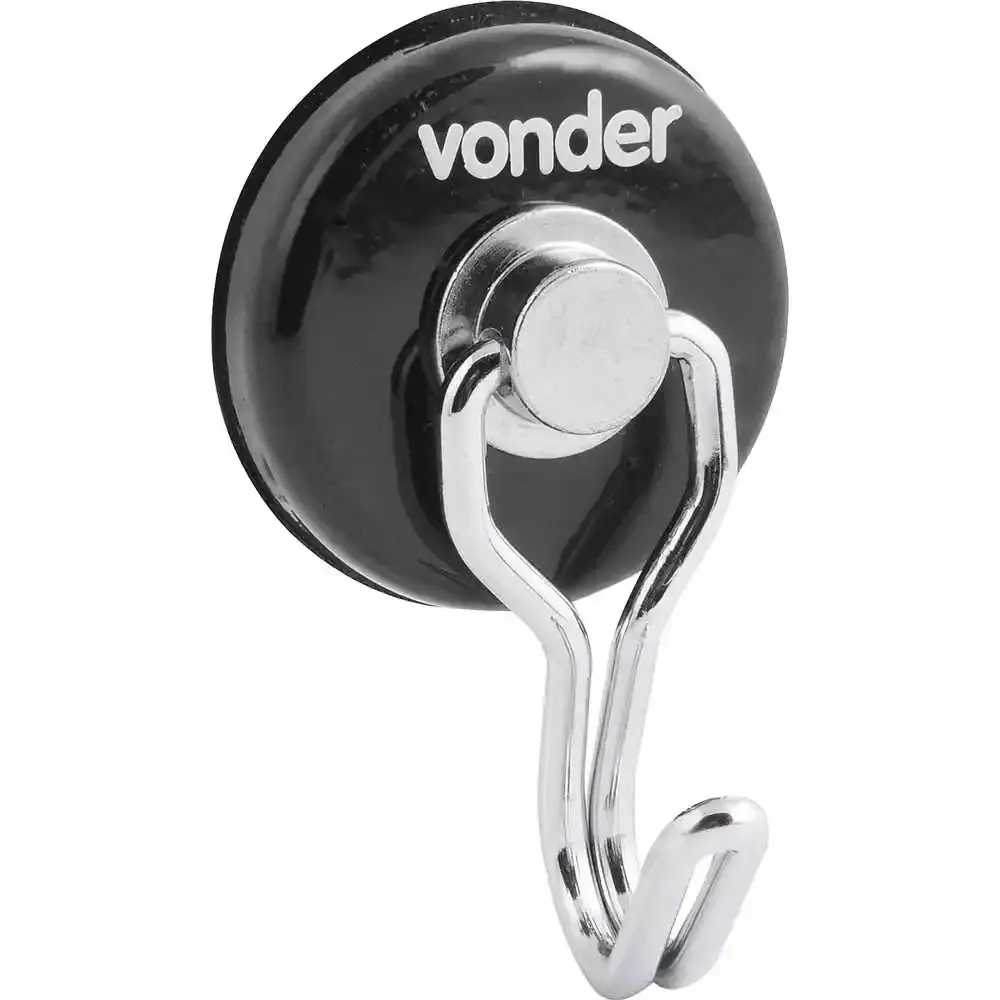 Gancho magnético 38MM cromado 30KGF Vonder
