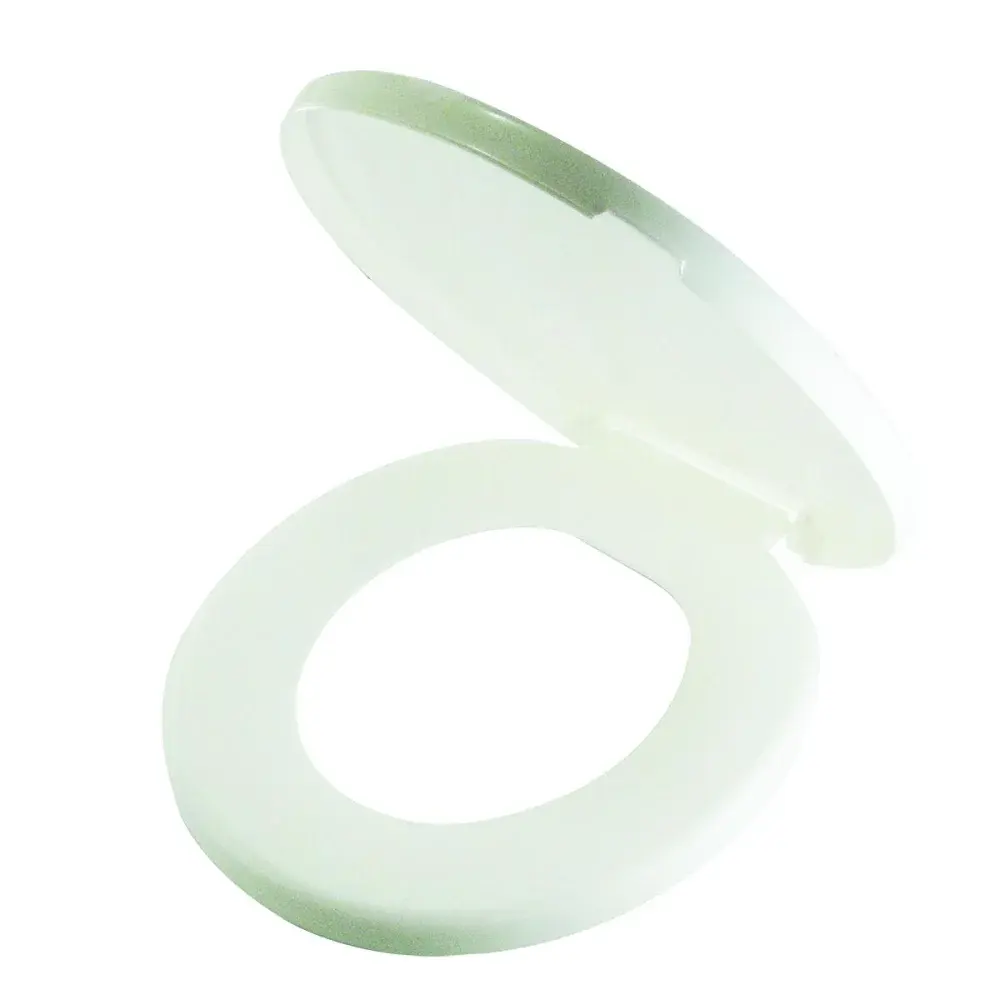 Assento sanitário tradicional oval branco Amanco — fotografia de referência
