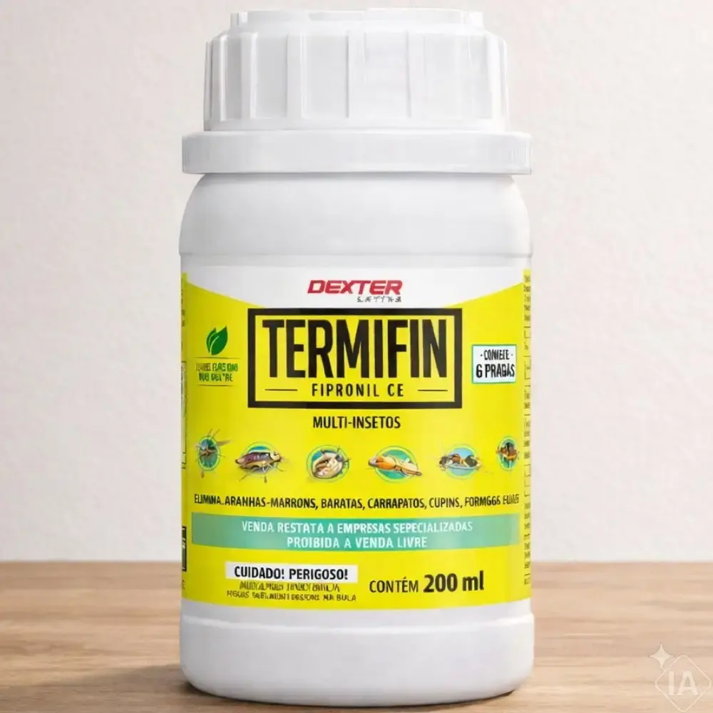 Inseticida multi insetos termifin fipronil pronto uso 200 ML Dexter — fotografia 5