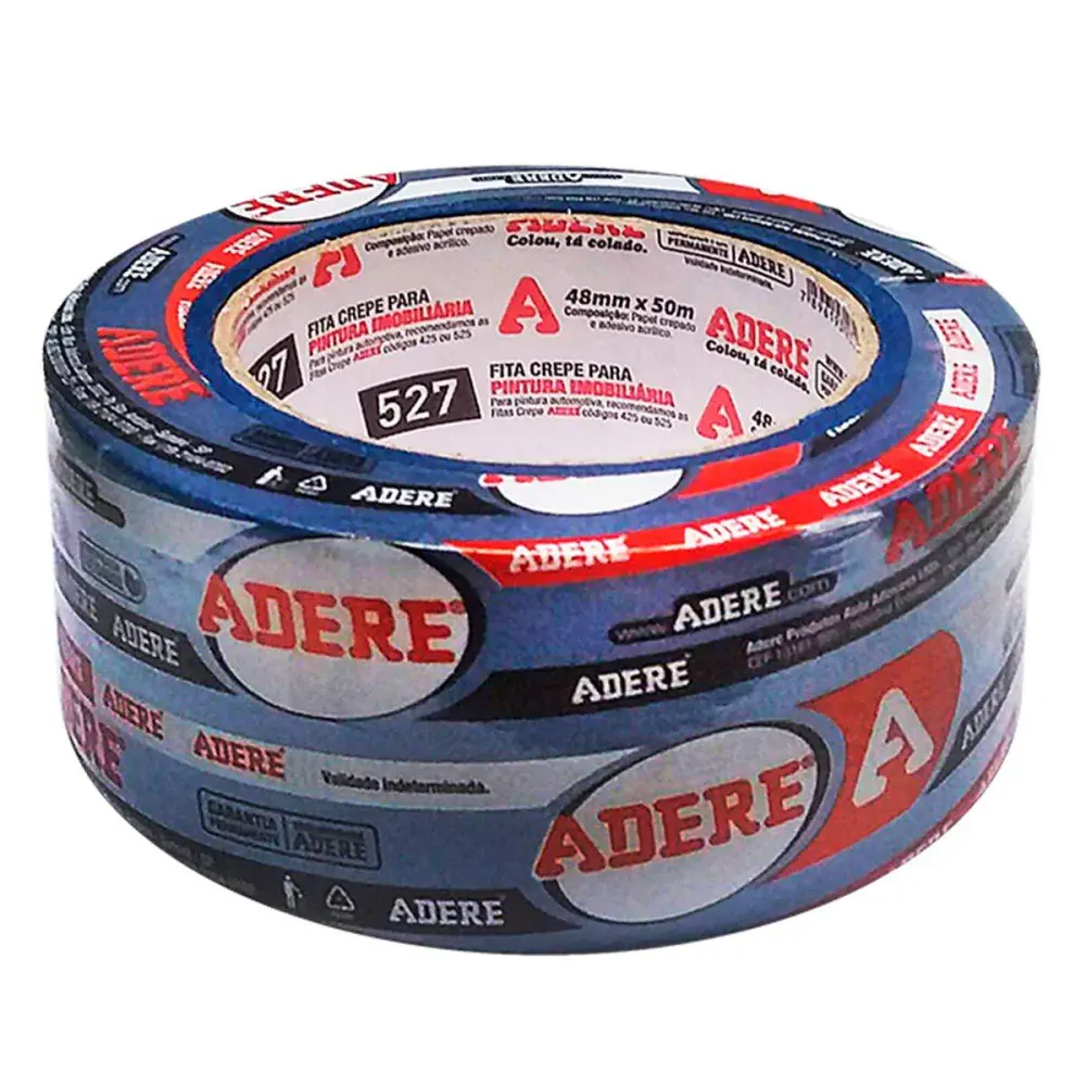 Fita crepe 527S azul 48MMX50M Adere — fotografia de referência