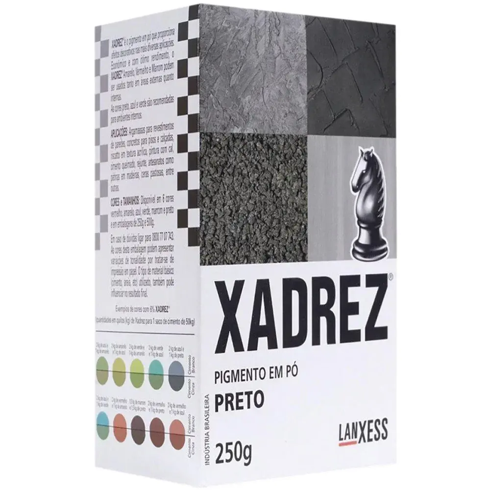 Pó rez 250G preto Xadrez
