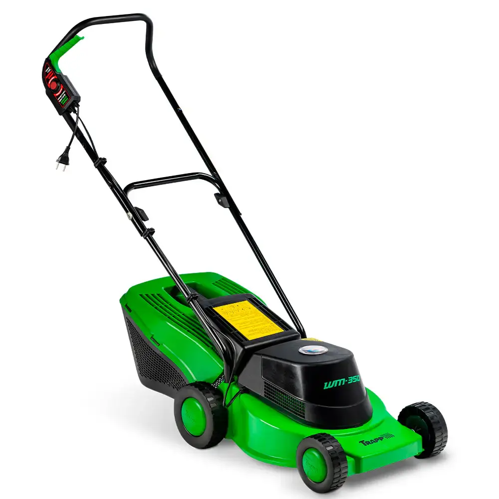 Cortador de grama elétrico 0,75 CV 1100W recolhedor WM-350 Trapp 220 V — fotografia de referência