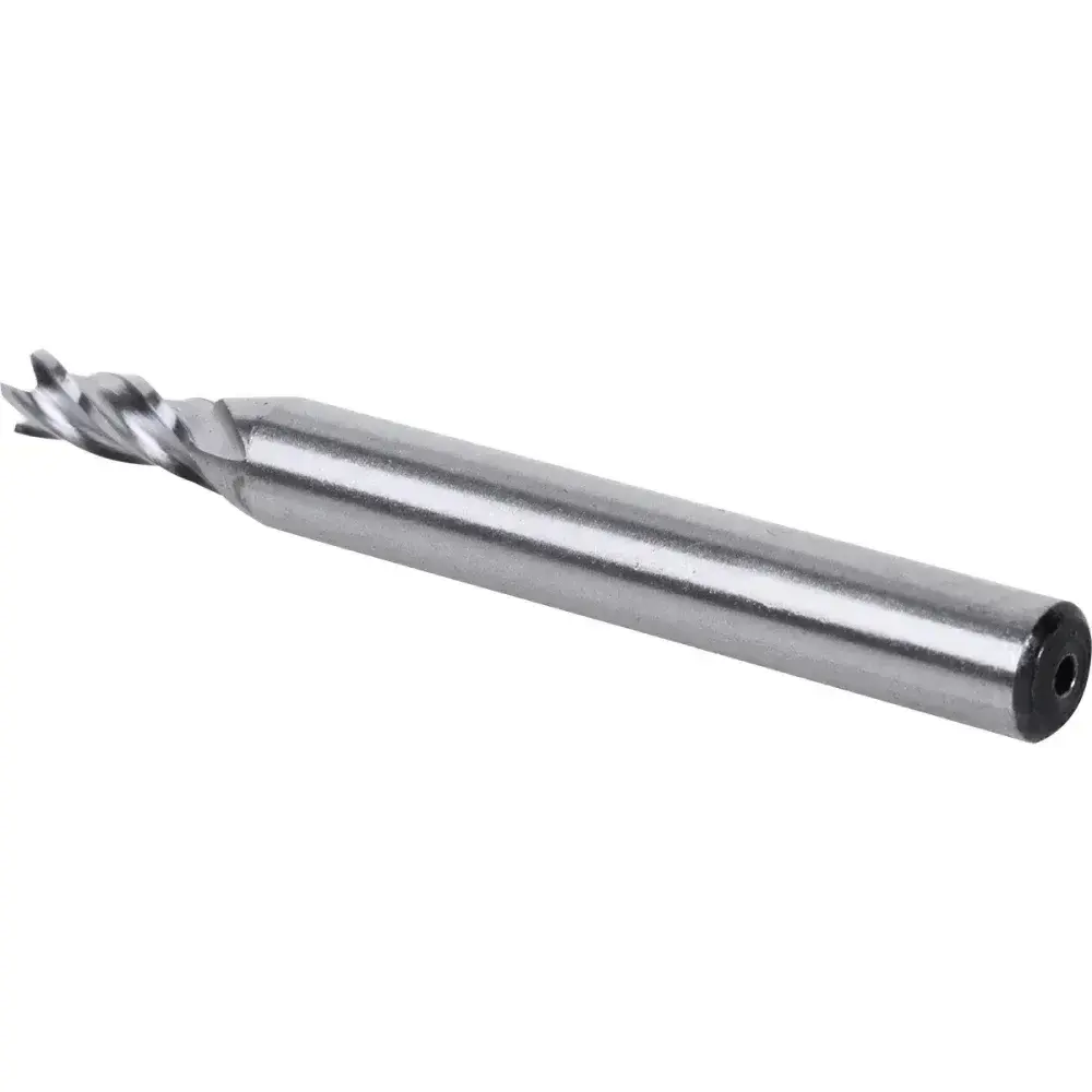 Fresa de topo reto aço rápido 4MM haste 6MM Worker — fotografia 10