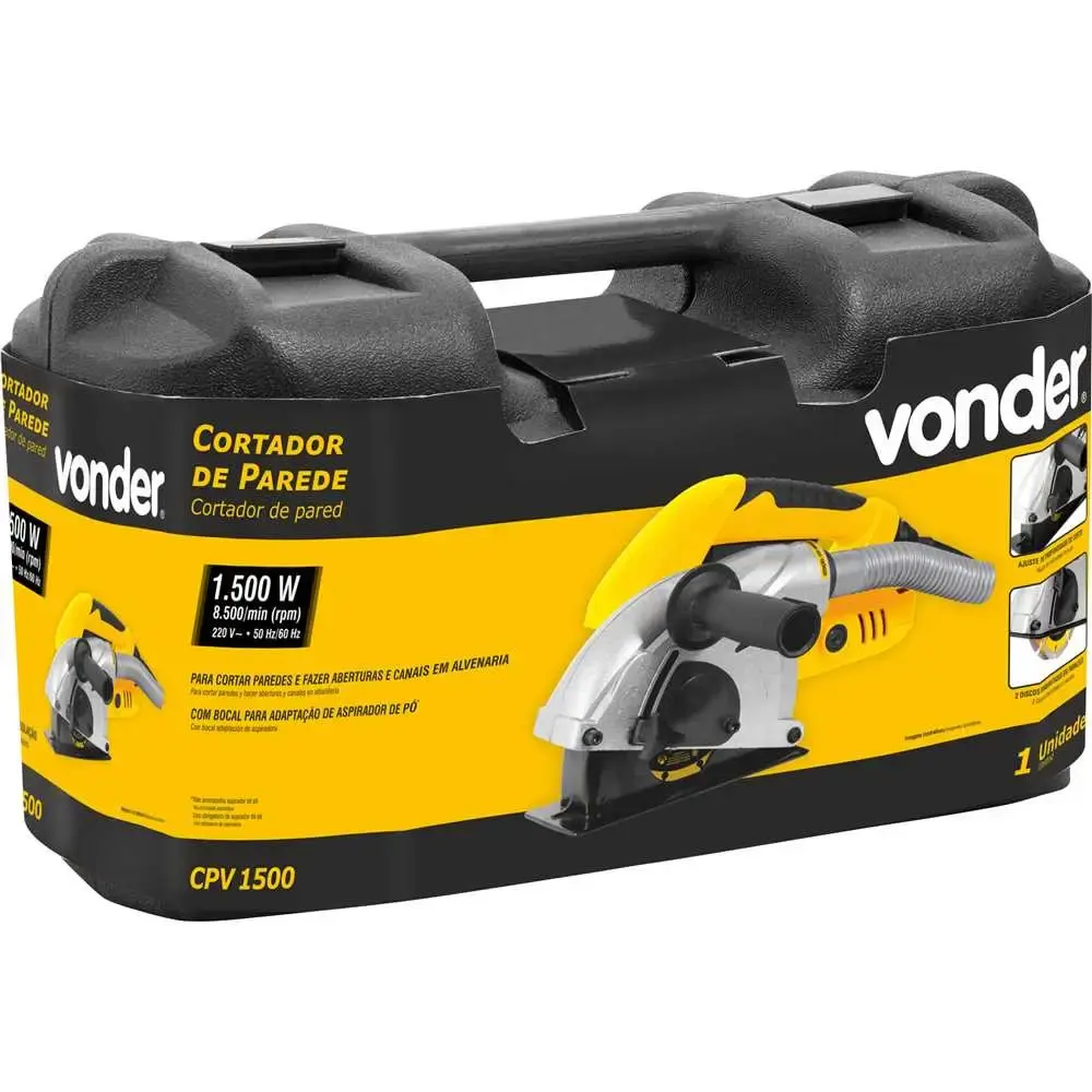 Cortadora de parede CPV 1500 1500W Vonder — fotografia 5