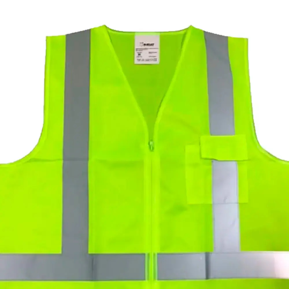 Colete refletivo amarelo com bolso TAM m CR-A1-M Imbat — fotografia 4
