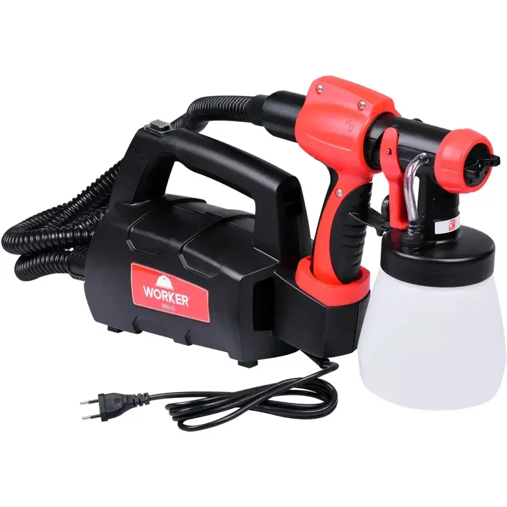Pistola pulverizadora elétrica W610 Worker 127V — fotografia 7