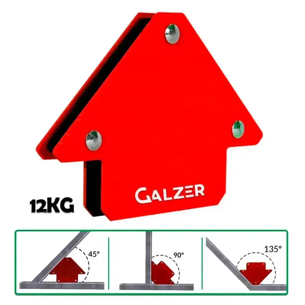Esquadro magnético para soldador até 12 kgs 32 galzer — fotografia 4