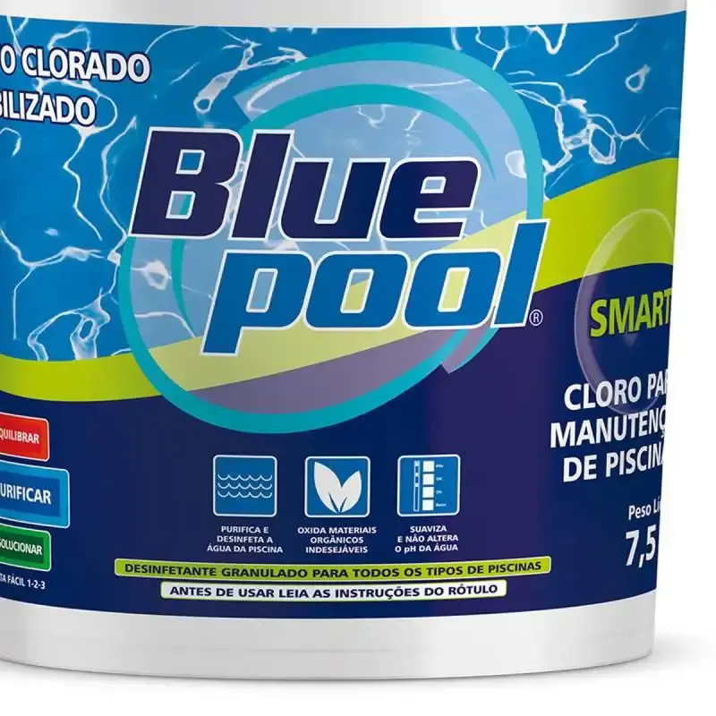 Cloro para Piscina Smart Balde 7.5 KG 252033B Kit 2 Unidades Bluepool by FLUIDRA — fotografia 4