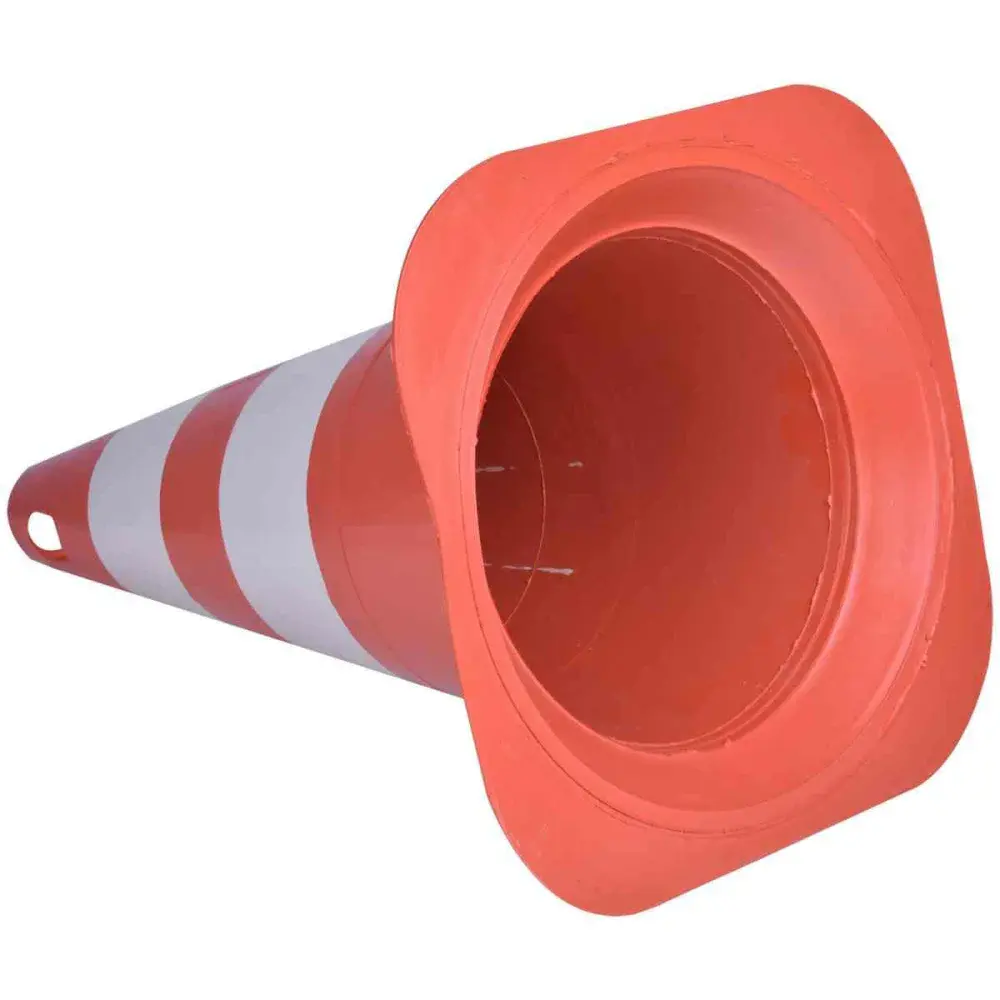 Cone de sinalização refletivo 75CM laranja Plastcor — fotografia 2