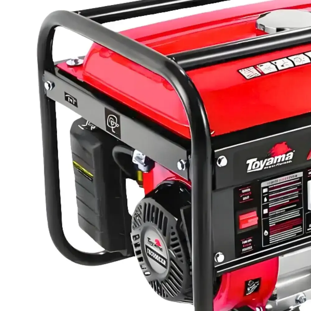Gerador de energia a gasolina 3,1 kva bivolt partida manual TG3200CXR Toyama com parafusadeira 4,8V torque 3NM evald — fotografia 6