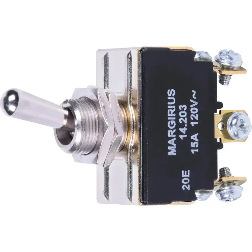 Interruptor metálico ldl bivolt 15A 5 peç Margirius