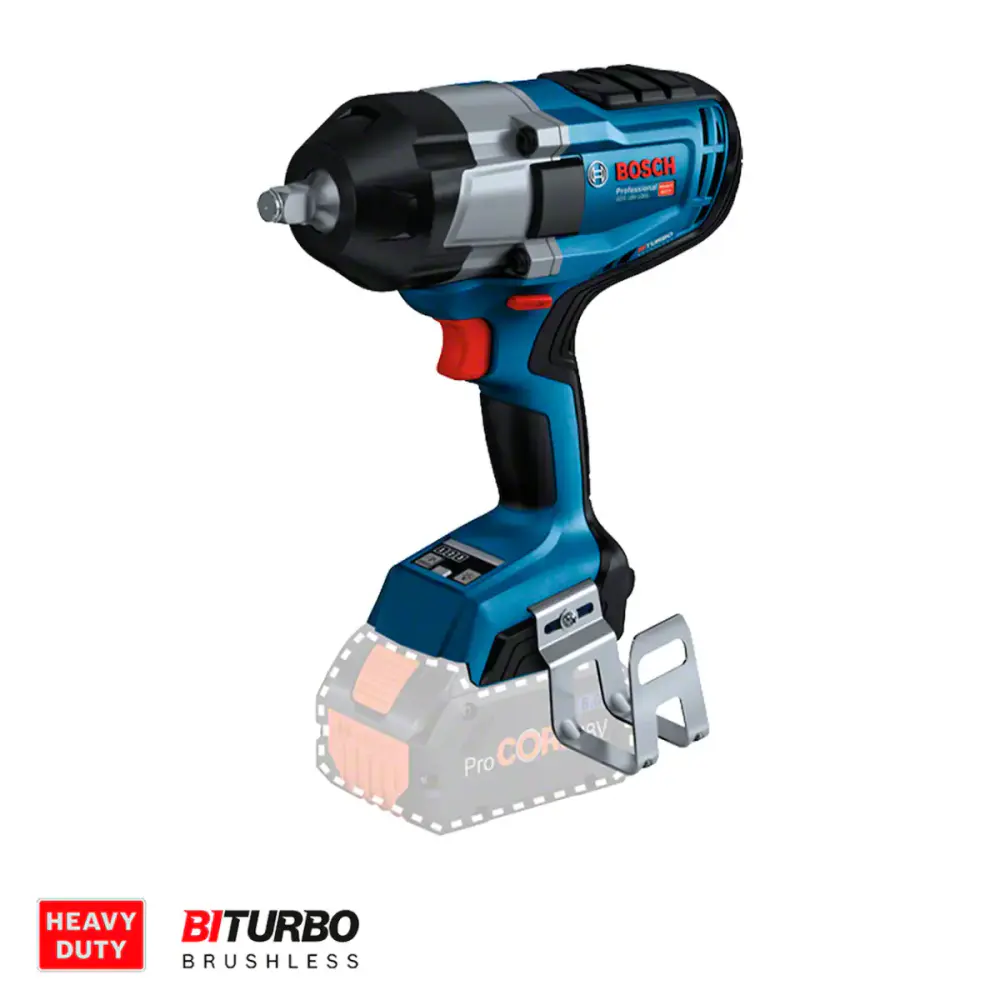 Chave de impacto à bateria 18V 1/2 POL brushless 1000NM sem bateria e carregador GDS18V-1000 Bosch — fotografia 3