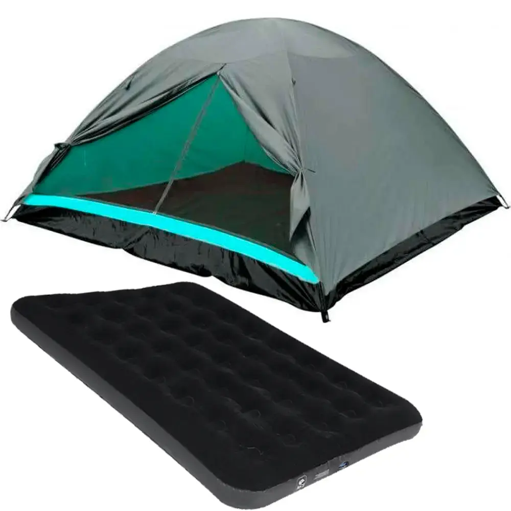 Barraca camping dome 6 pessoas premium + colchão BEL — fotografia de referência