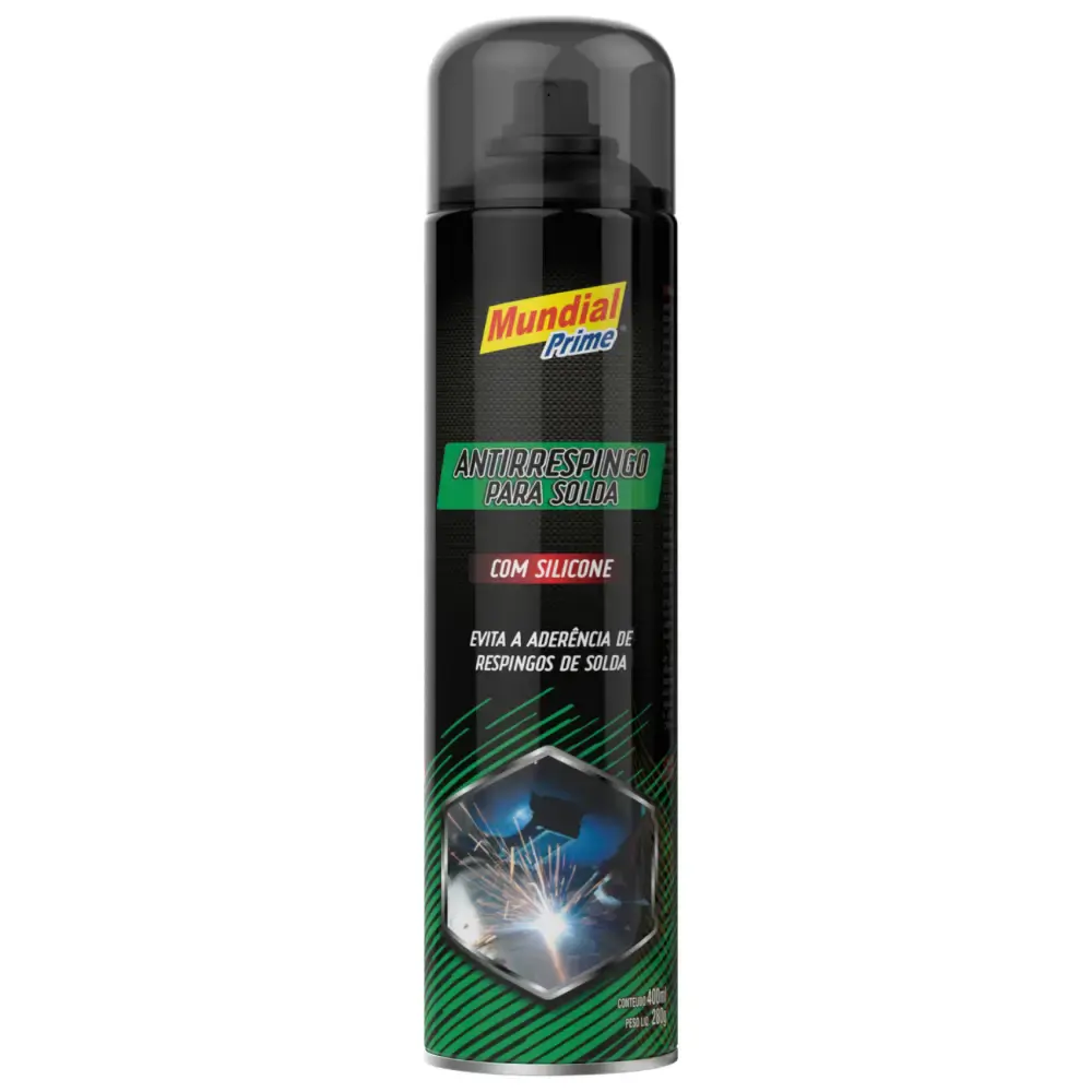 Anti Respingo Spray p/ Solda COM Silicone 400ml AE03000009 12 unidades Mundial Prime — fotografia 2