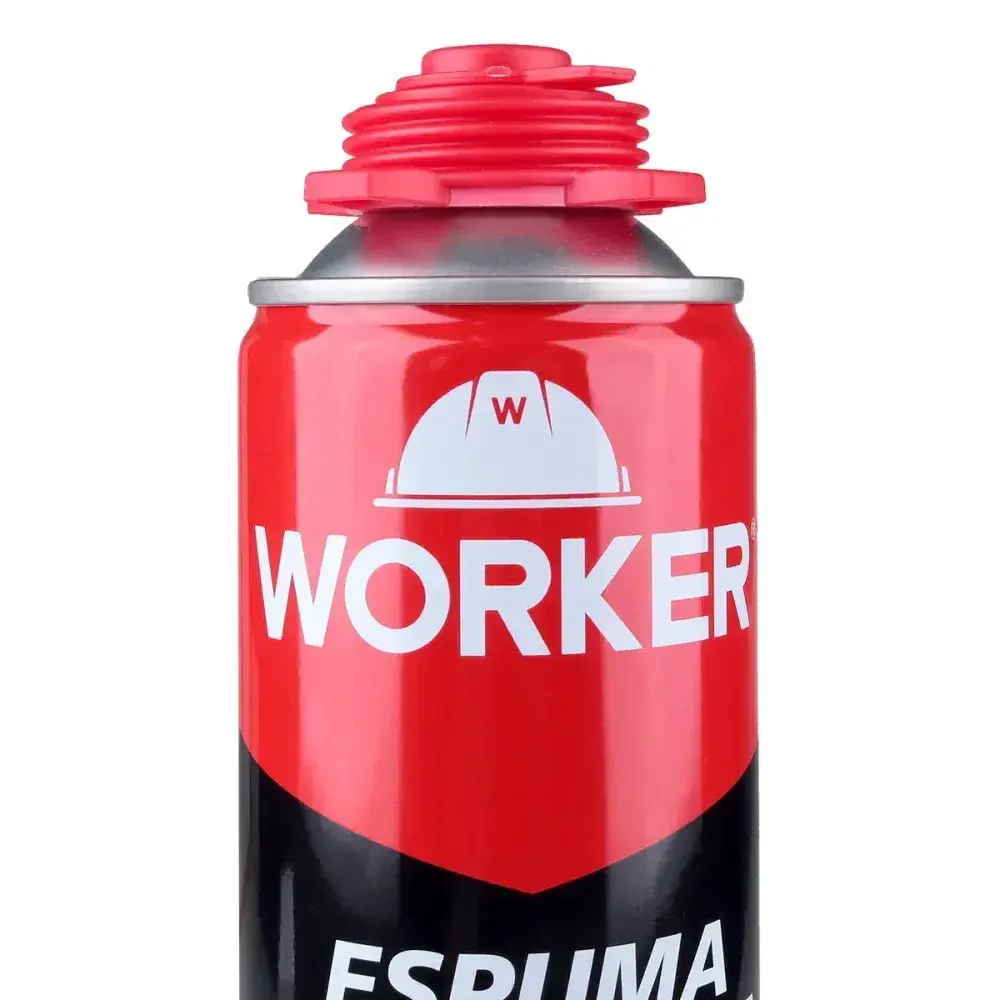Espuma poliuretano para pistola 750ML 700G Worker — fotografia 3