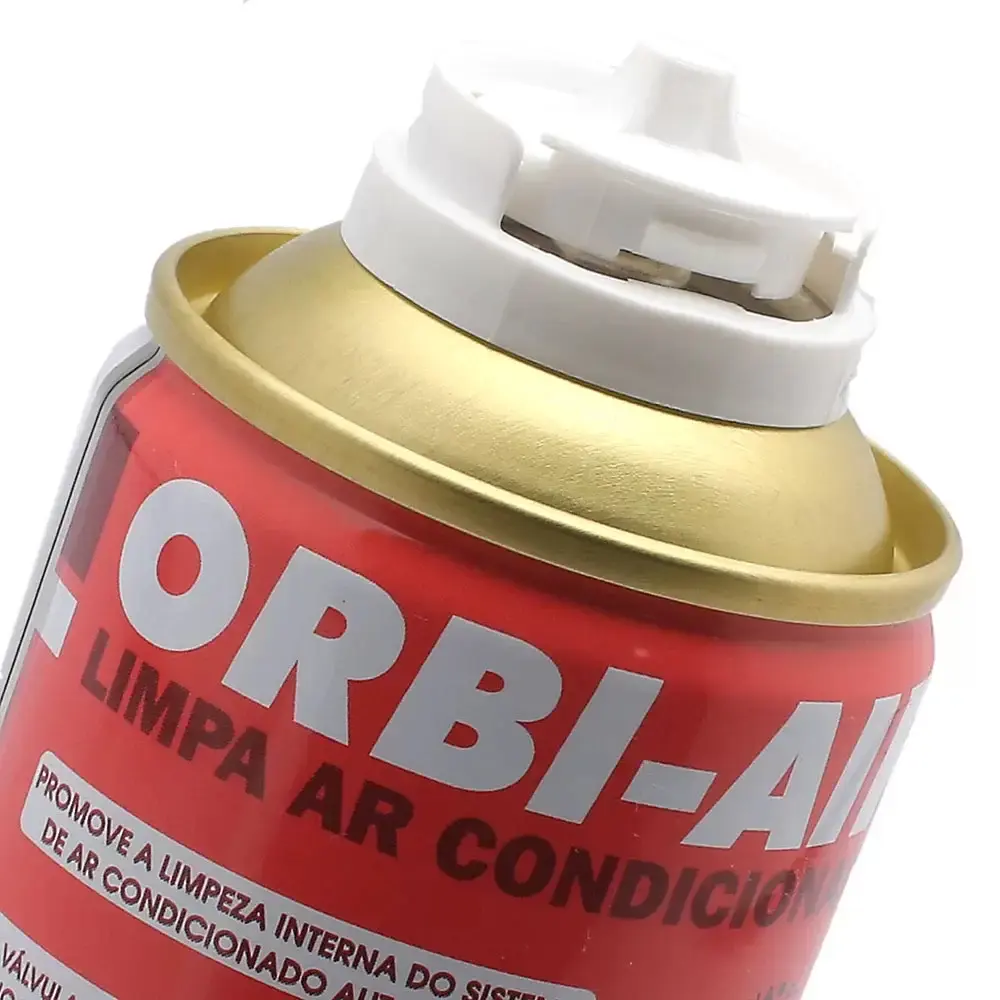 Limpa ar condicionado spray 200ML carro novo 5977 Orbi — fotografia 3