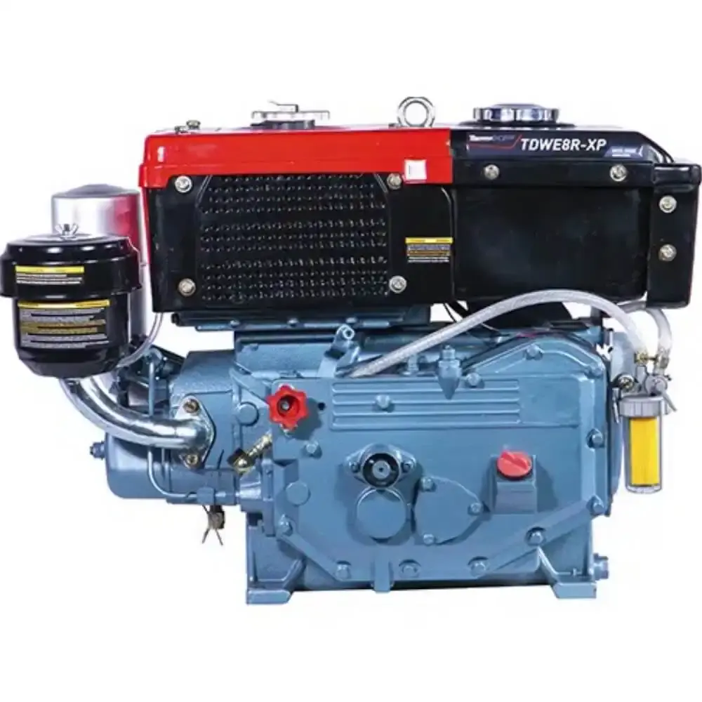 Motor diesel 7,7 HP partida manual 2400 RPM 4T TDWE8R-XP Toyama — fotografia 4