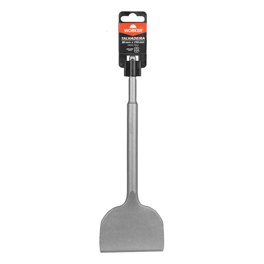 Talhadeira encaixe sds plus ponta pá 80MM x 250MM Worker — fotografia de referência